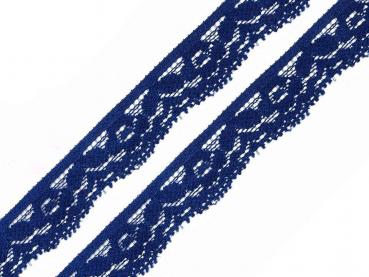 Wäschespitze elastisch Breite 20 mm Royalblau
